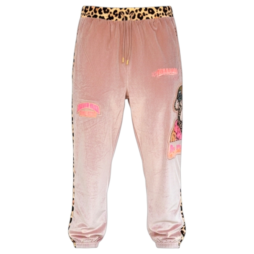 Death Row Records Velvet Velour Cheetah Leopard Joggers Sz 4XL Monkey Smoke NEW
